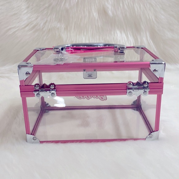 Barbie Pink Make Up Train Case NWT Excellent Condition HTF - Picture 9 of 12